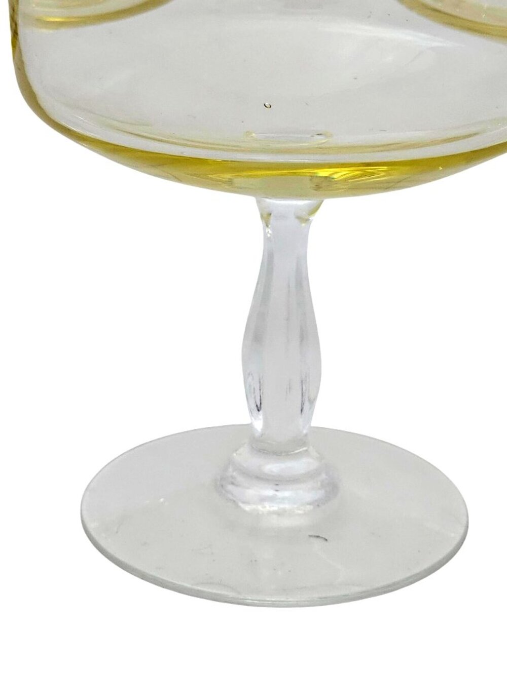 Noritake Topaz Champagne Glasses 4" Rainbow collection glassware vtg stemware - Picture 4 of 10